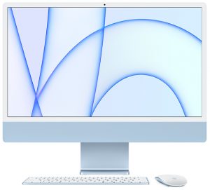 iMac 24-inch - Apple M1 chip 8‑core CPU 8‑core GPU - 256GB - 8GB - Blue